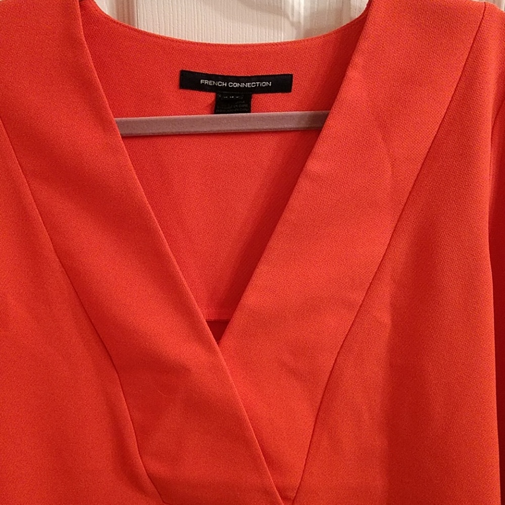 French connection perfect orange top